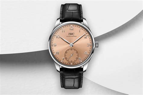 iwc portuguese salmon|portugieser 40 salmon dial.